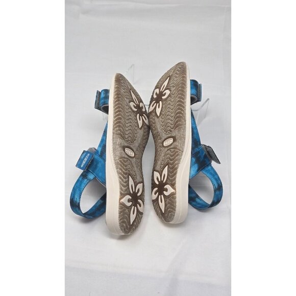 KEEN Unisex Child Elle Backstrap Adjustable Open Toe Sandals blue size 5 - Picture 7 of 7